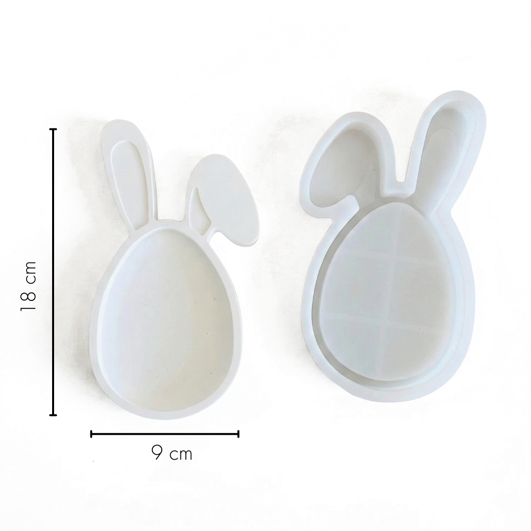 Easter Bunny Tray Mould | For Concrete | Jesmonite®️| Resin