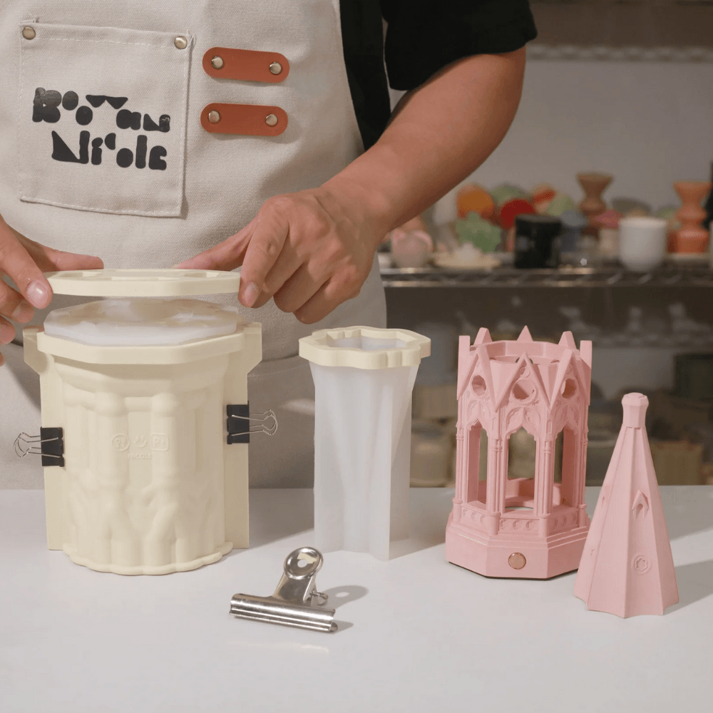 Boowan Nicole:Gothic Revival Architecture Dimmable Rechargeable Table Lamp Silicone Mold and Accessories - BohriAli.com