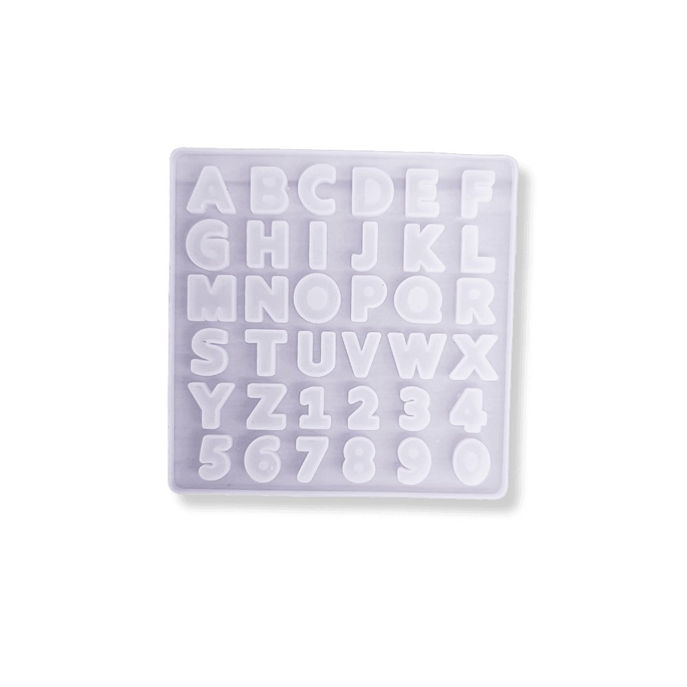 Eco-Mould: Small Alphabet Silicone Mould - BohriAli.com