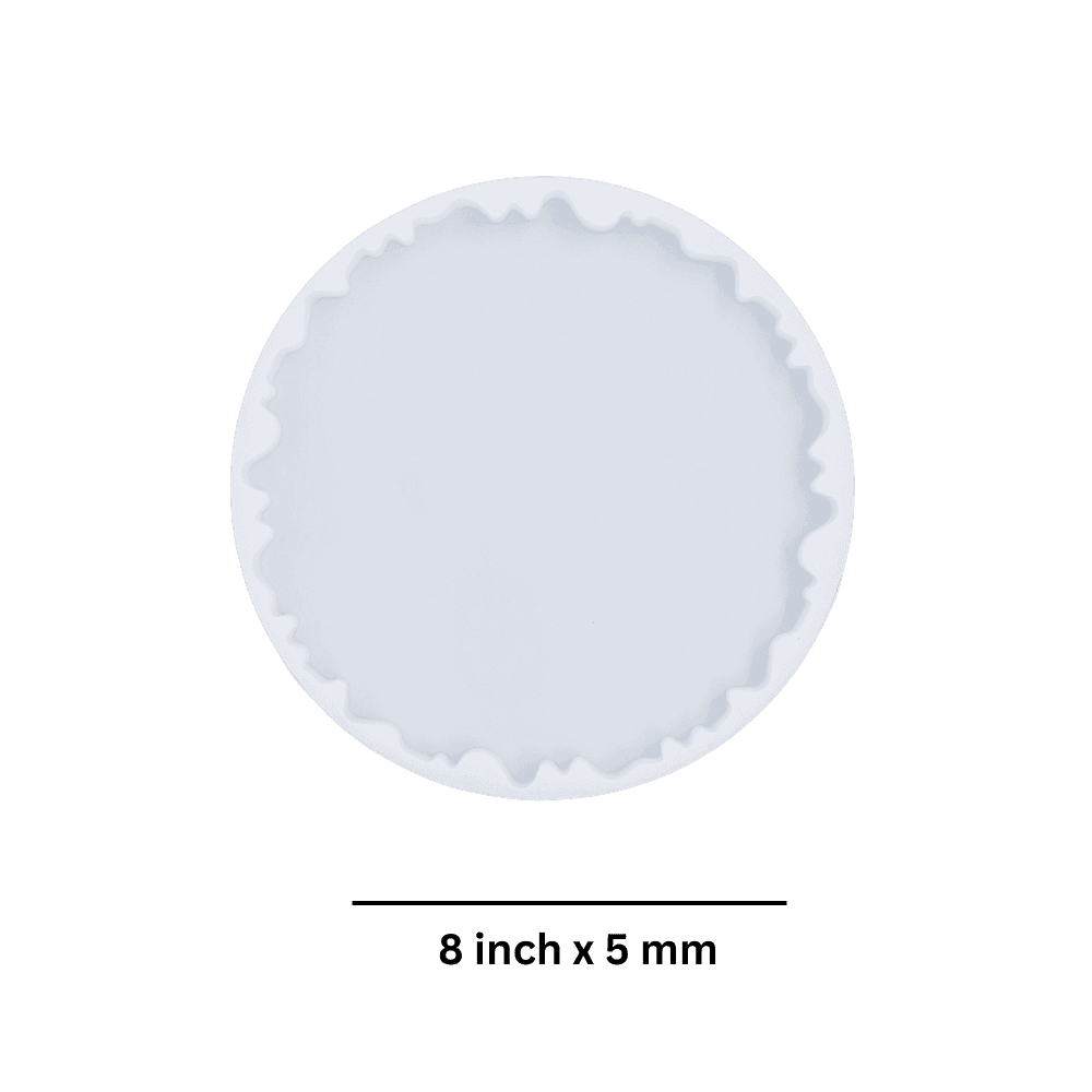 Eco-Mould: 8 inch Agate Tray Silicone Mould - BohriAli.com