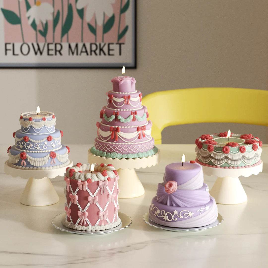 Boowan Nicole: Cake-A-Licious Candle Silicone Mold Collection - BohriAli.com