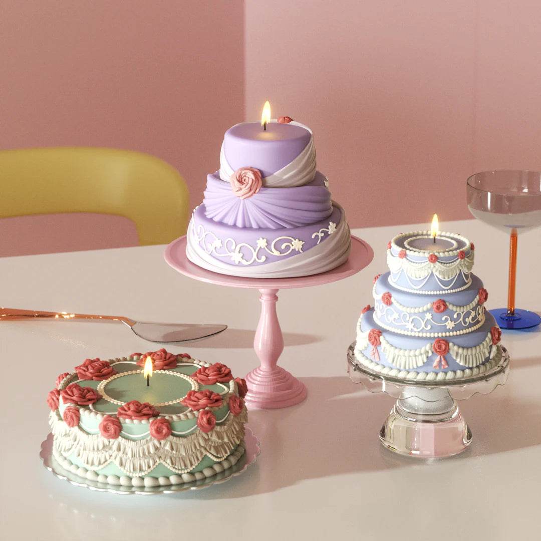 Boowan Nicole: Cake-A-Licious Candle Silicone Mold Collection - BohriAli.com