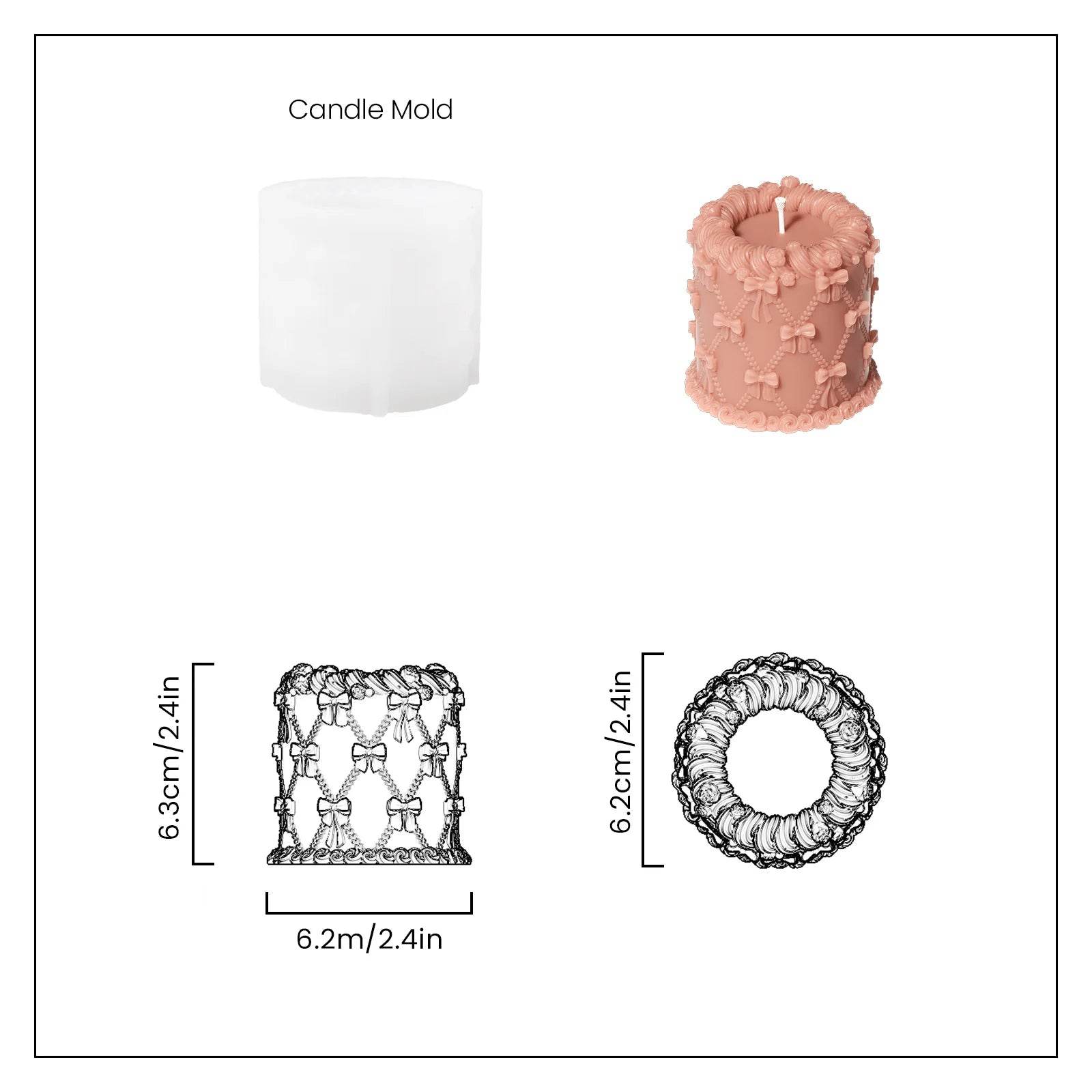 Boowan Nicole: Cake-A-Licious Candle Silicone Mold Collection - BohriAli.com