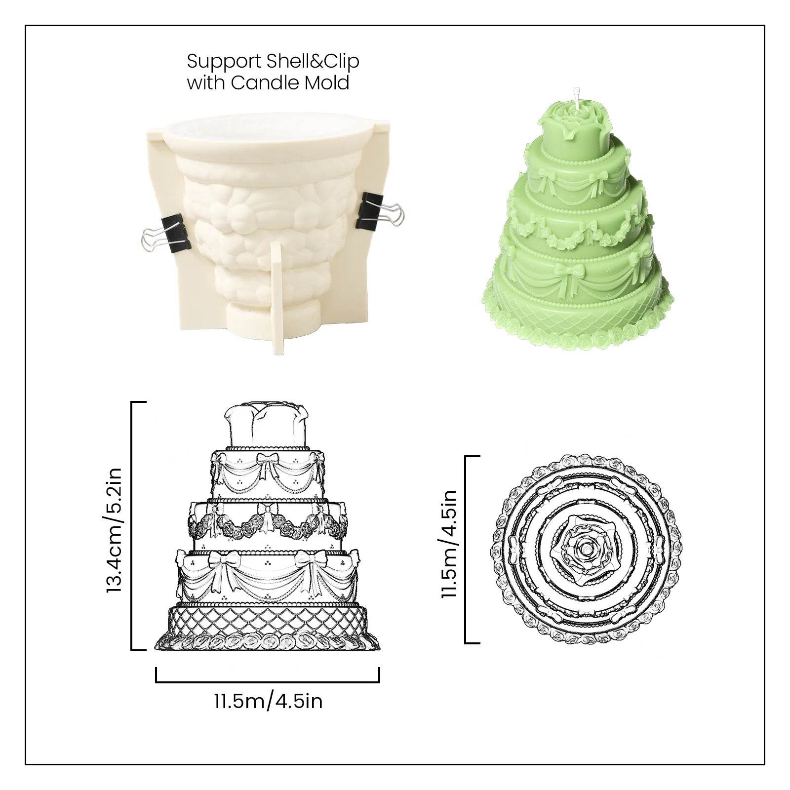 Boowan Nicole: Cake-A-Licious Candle Silicone Mold Collection - BohriAli.com