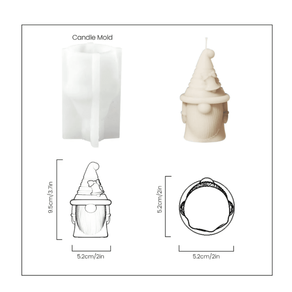 Boowan Nicole: Christmas Hat-tastic Gnome Squad Candle Collection - BohriAli.com