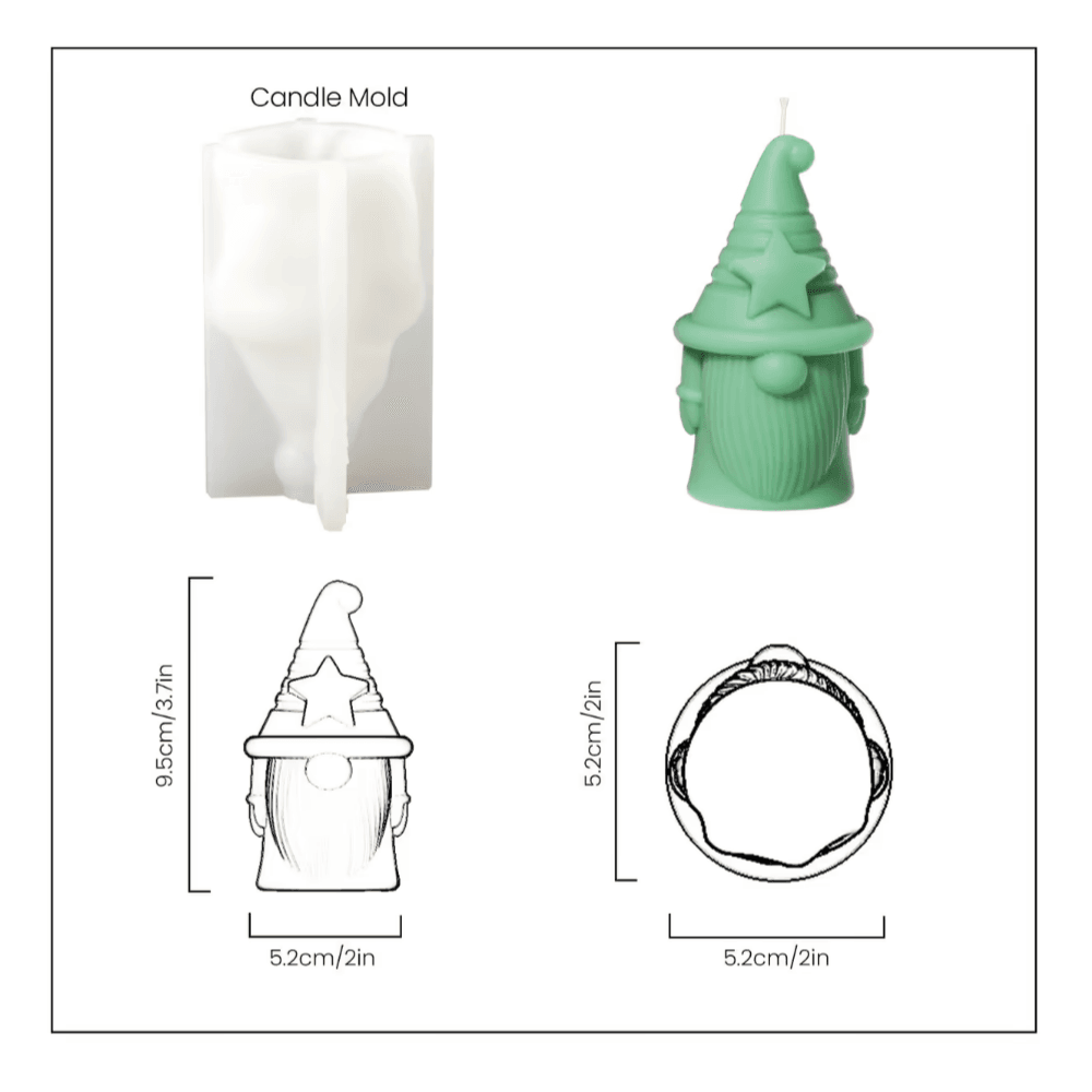Boowan Nicole: Christmas Hat-tastic Gnome Squad Candle Collection - BohriAli.com