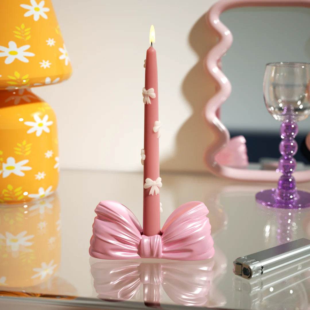 Boowan Nicole: Cutie Bow Candle Holder Silicone Mold - BohriAli.com