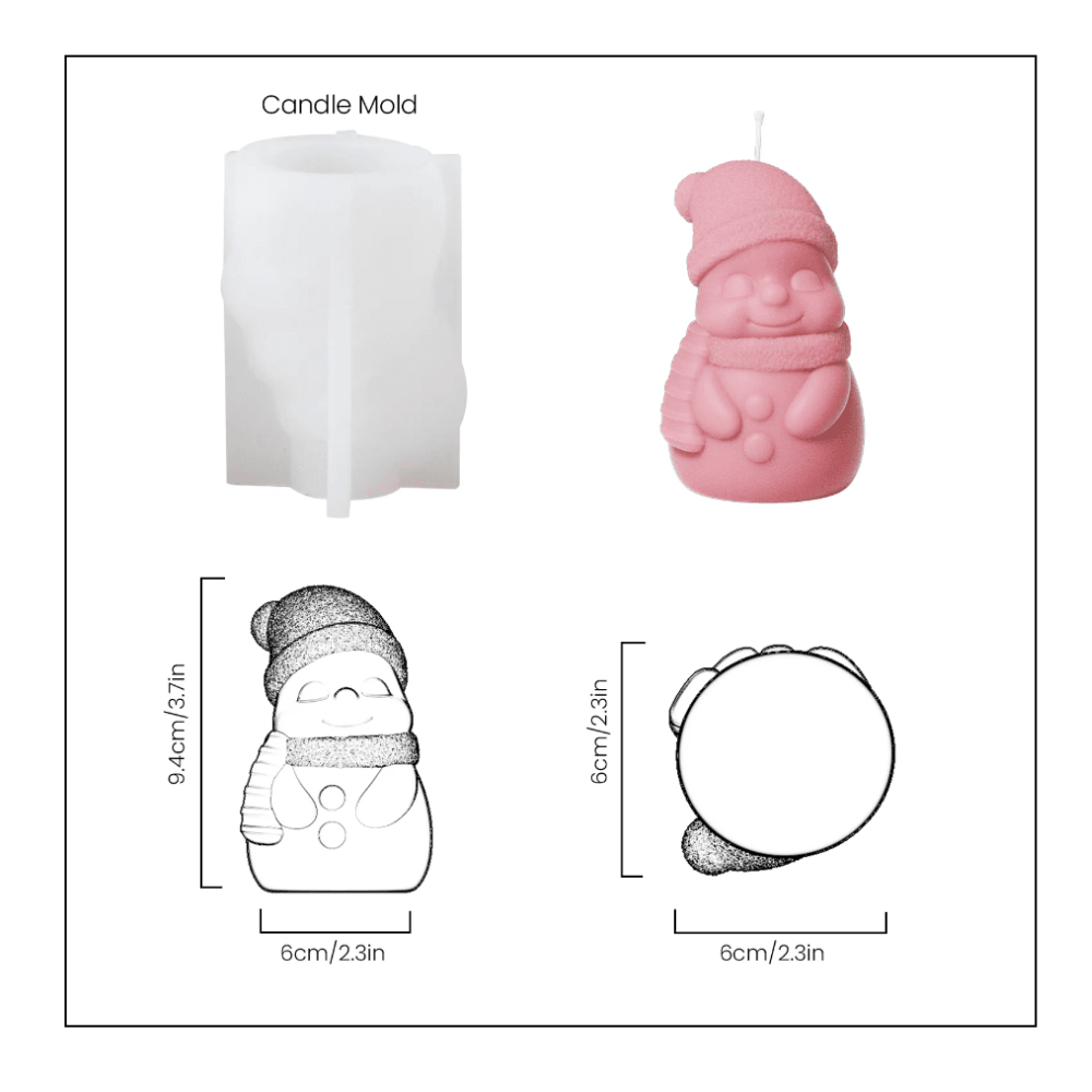 Boowan Nicole: Snowy Friend Christmas Candle Collection - BohriAli.com