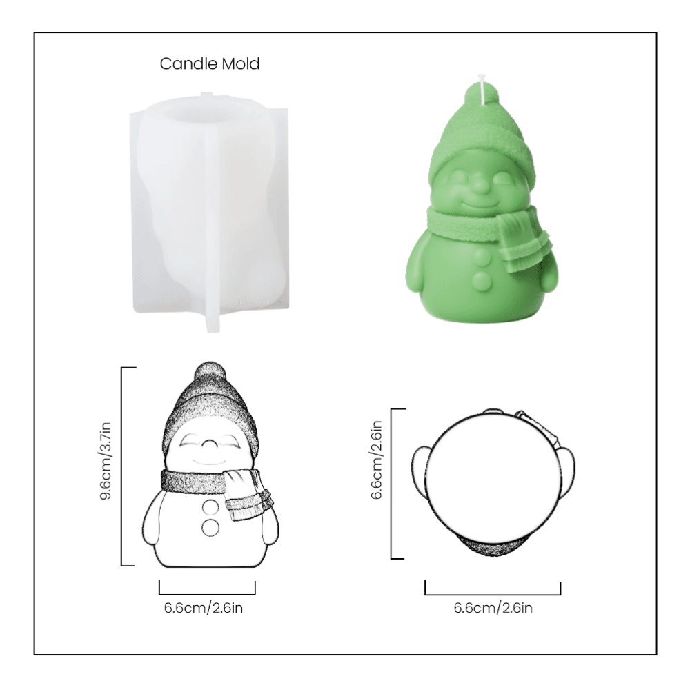 Boowan Nicole: Snowy Friend Christmas Candle Collection - BohriAli.com