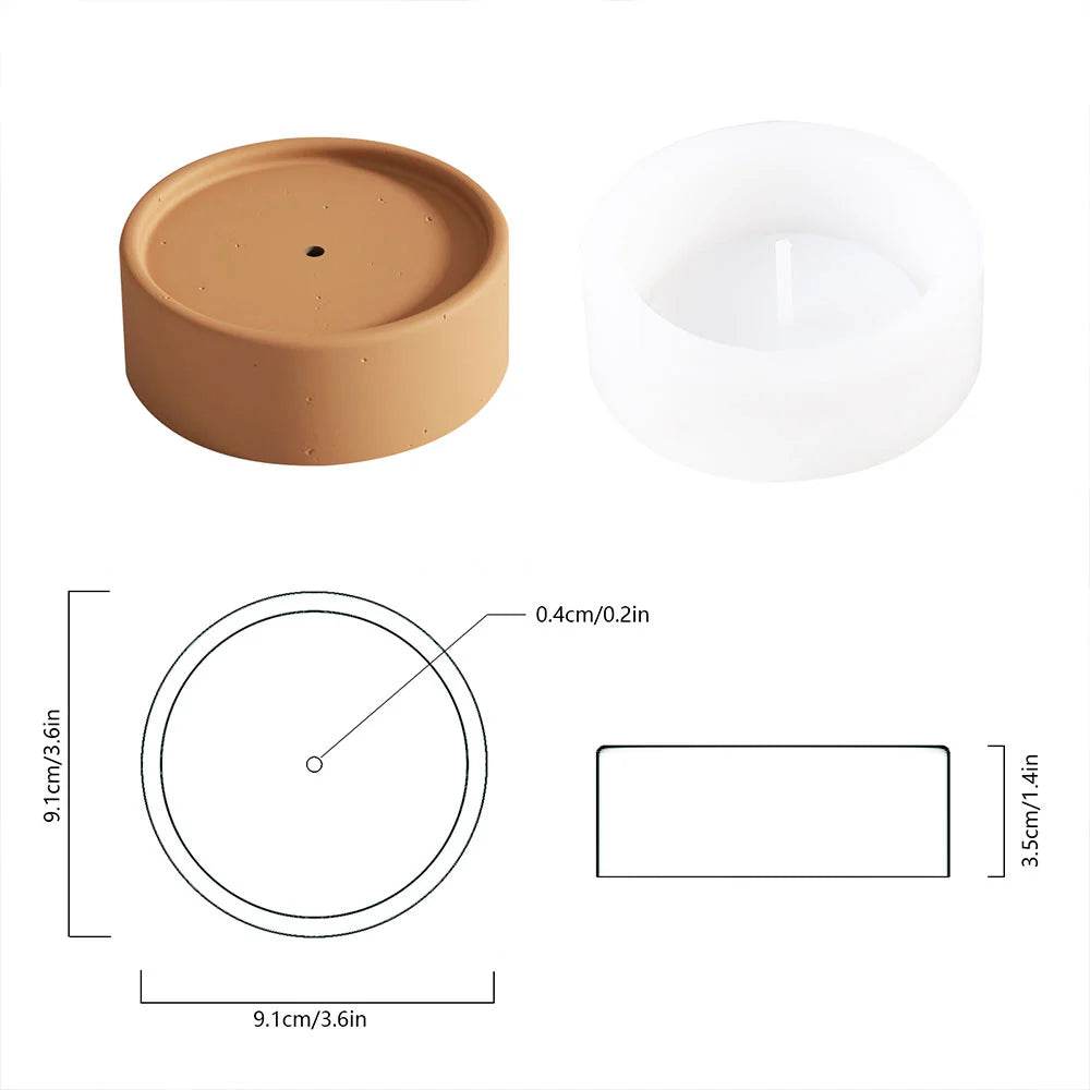 Boowan Nicole: Geometric Cement Incense Holder Mold Silicone Concrete Incense Stick Insert Mould - BohriAli.com