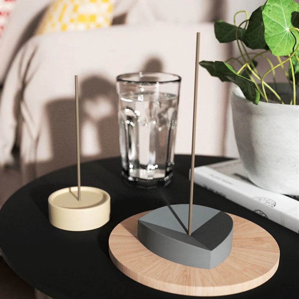 Boowan Nicole: Geometric Cement Incense Holder Mold Silicone Concrete Incense Stick Insert Mould - BohriAli.com