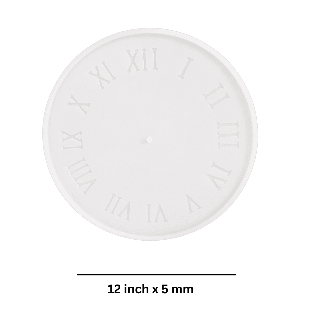 Eco-Mould: 12 inch Clock Silicone Mould - BohriAli.com