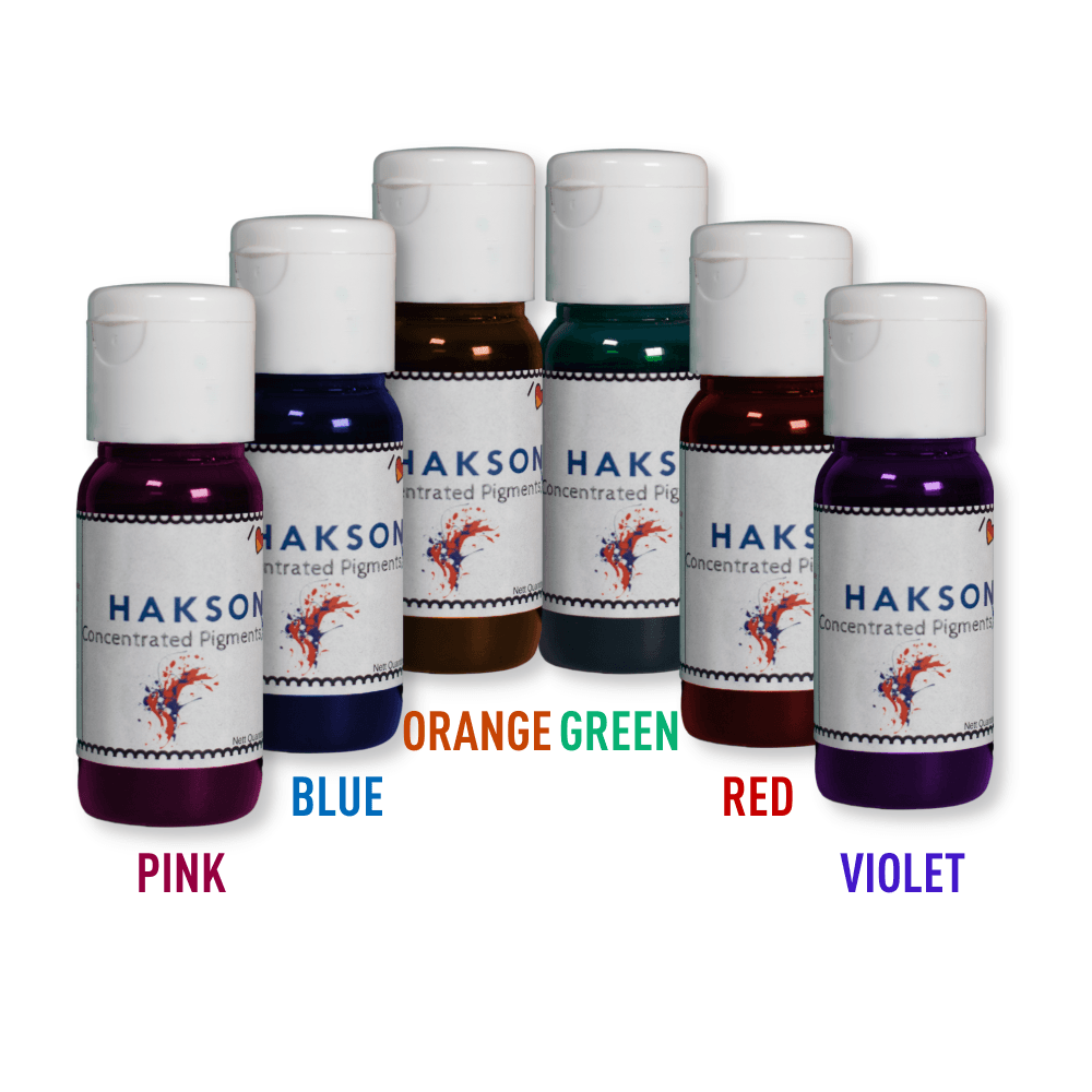 Haksons Concentrated (Translucent) Pigments for Epoxy Resin (Pack of 6) - BohriAli.com