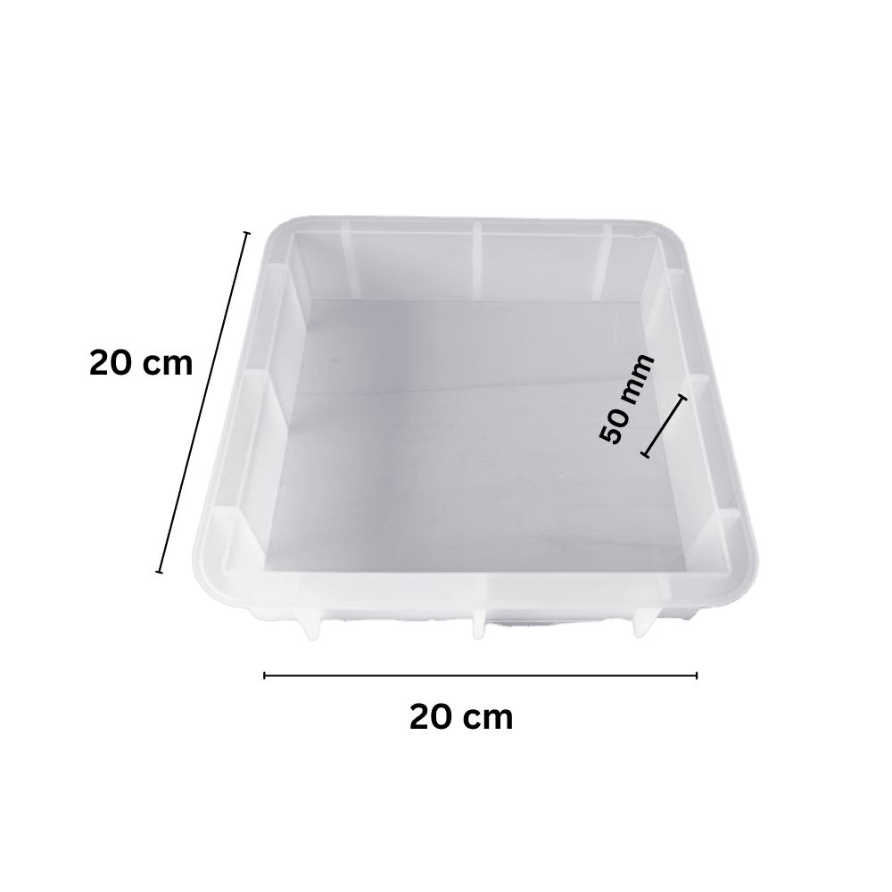 Eco-Mould: Square Deep Cast Silicone Mould - BohriAli.com