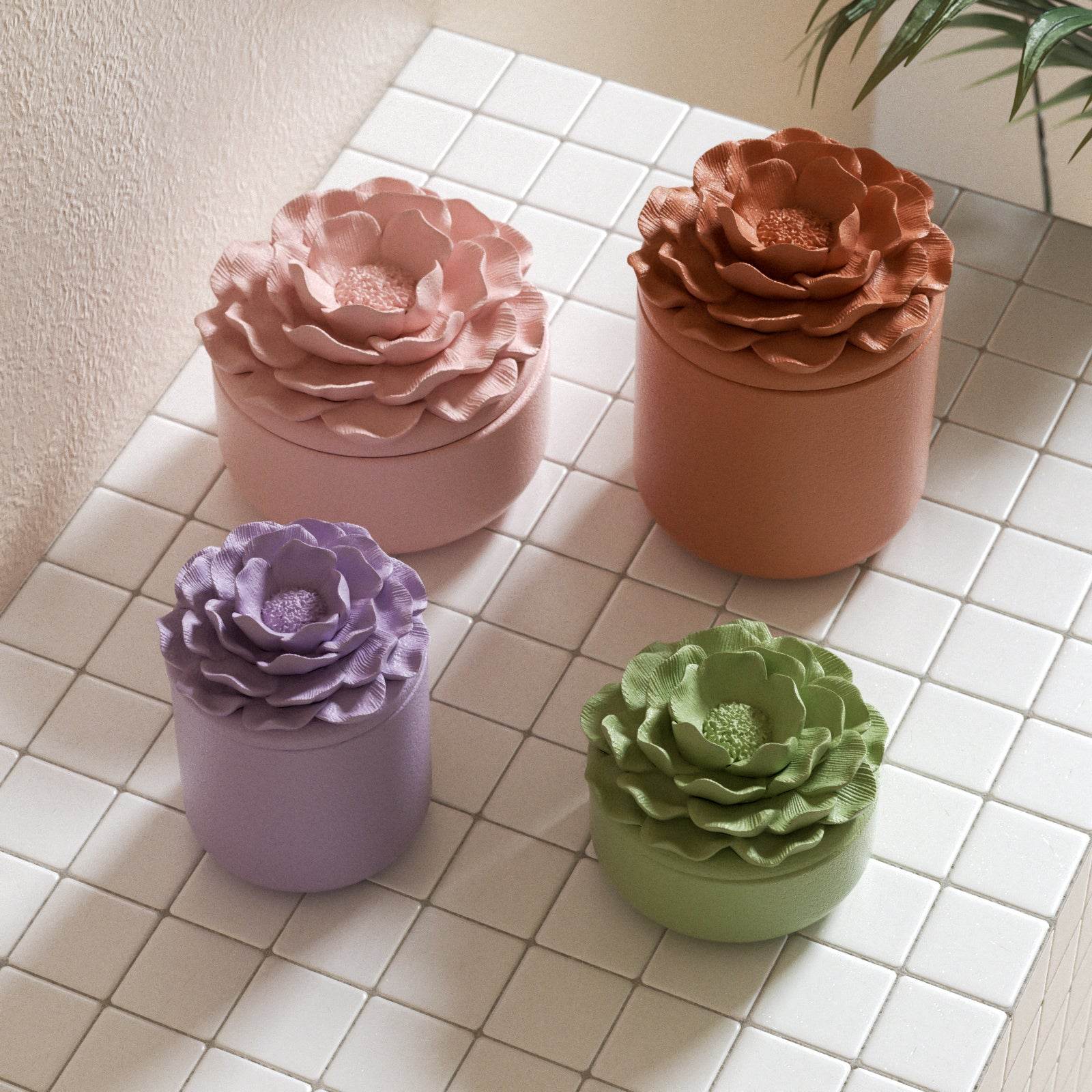 Boowan Nicole: Whispers of Camellia Candle Jar - BohriAli.com