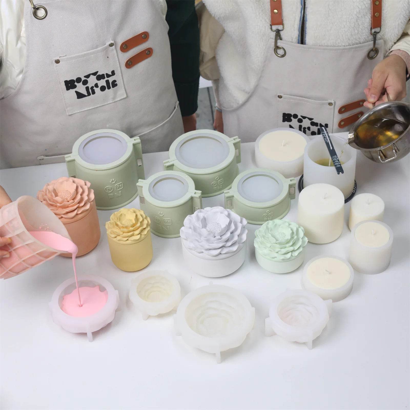 Boowan Nicole: Whispers of Camellia Candle Jar - BohriAli.com