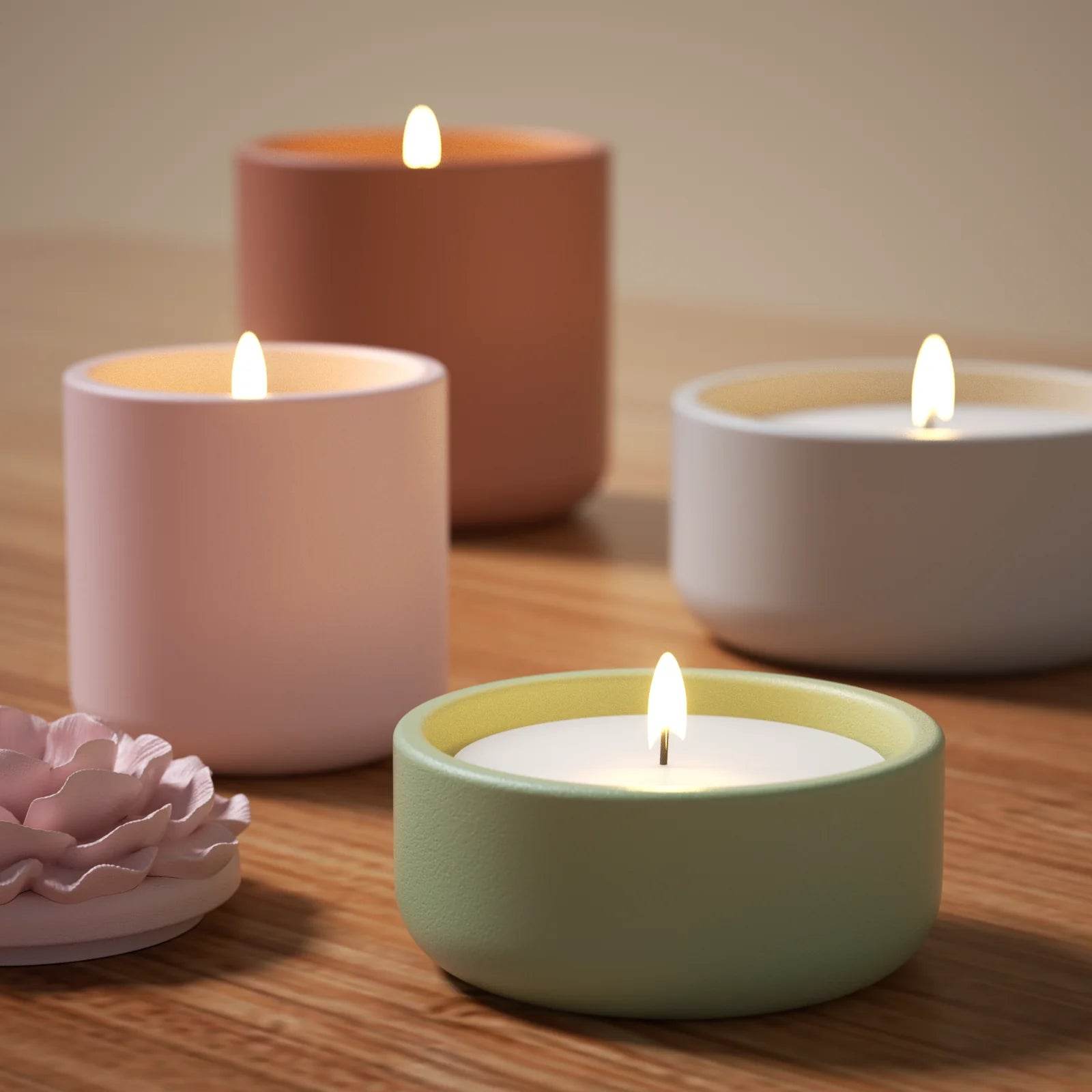 Boowan Nicole: Whispers of Camellia Candle Jar - BohriAli.com