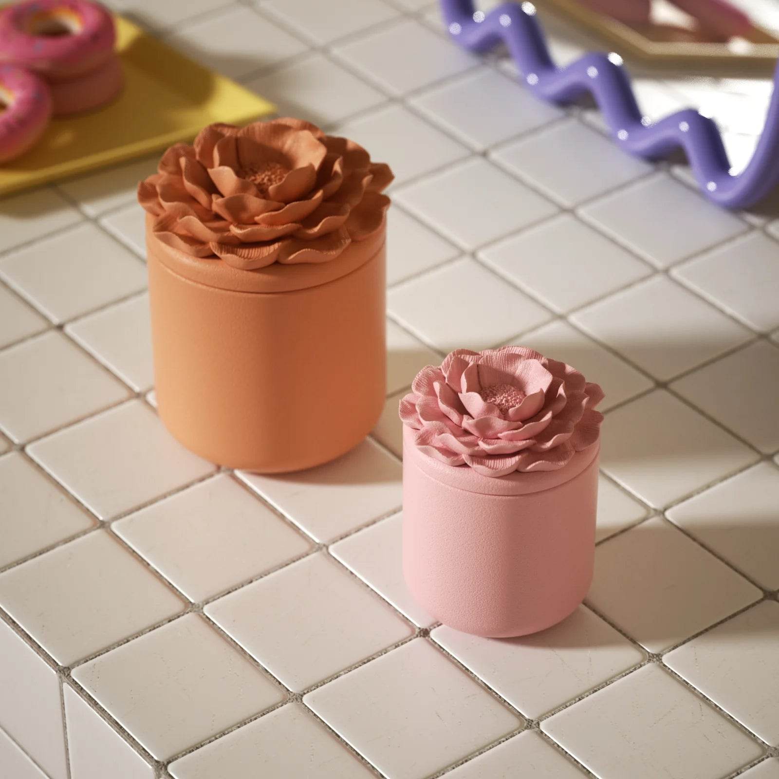 Boowan Nicole: Whispers of Camellia Candle Jar - BohriAli.com