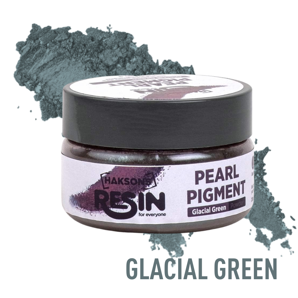 Haksons Pearl Pigments (Mica Powders) - Glacial Green