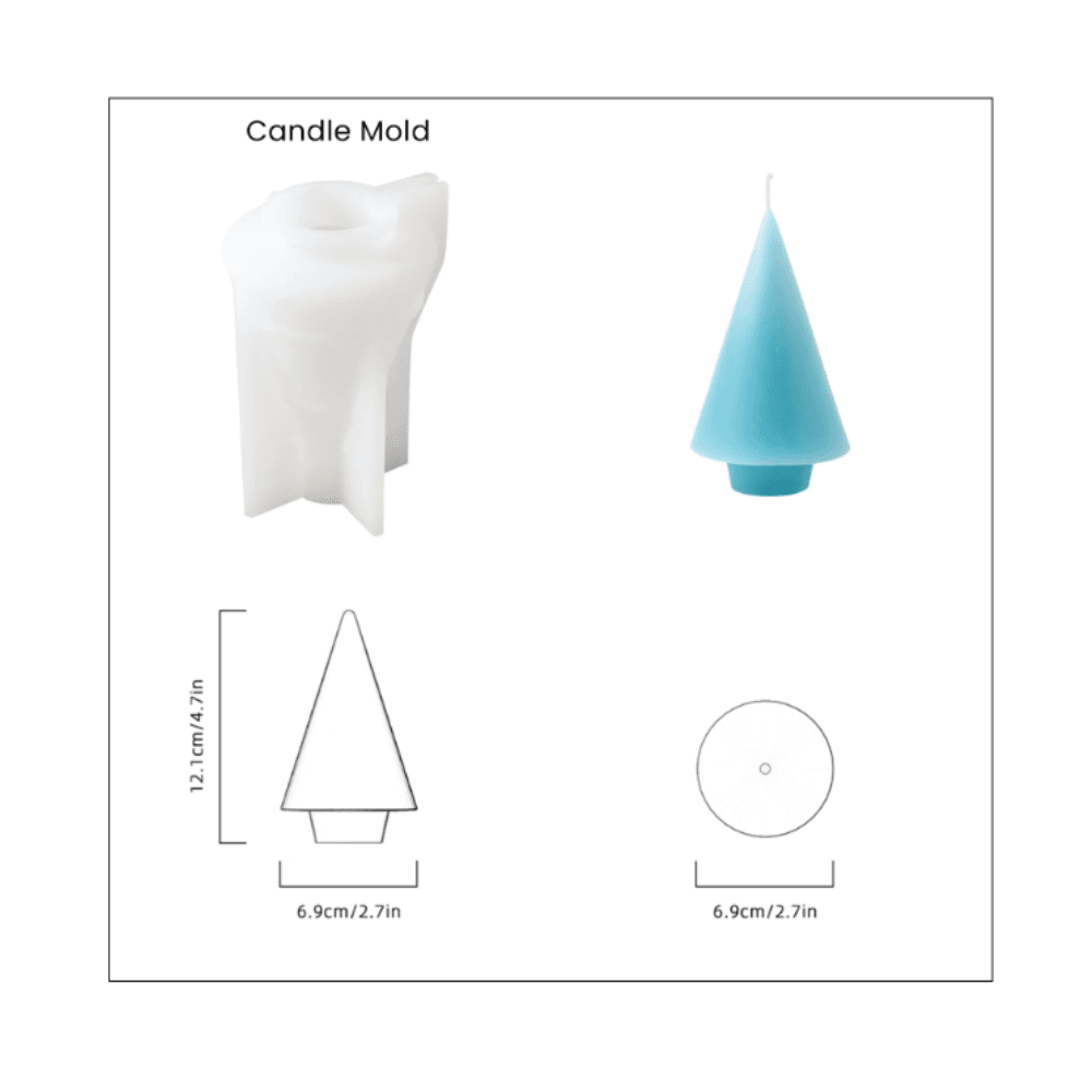 Boowan Nicole: Glowing Christmas Tree Candle Mold Collection - BohriAli.com