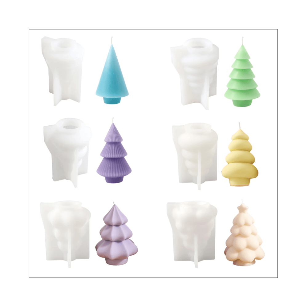 Boowan Nicole: Glowing Christmas Tree Candle Mold Collection - BohriAli.com