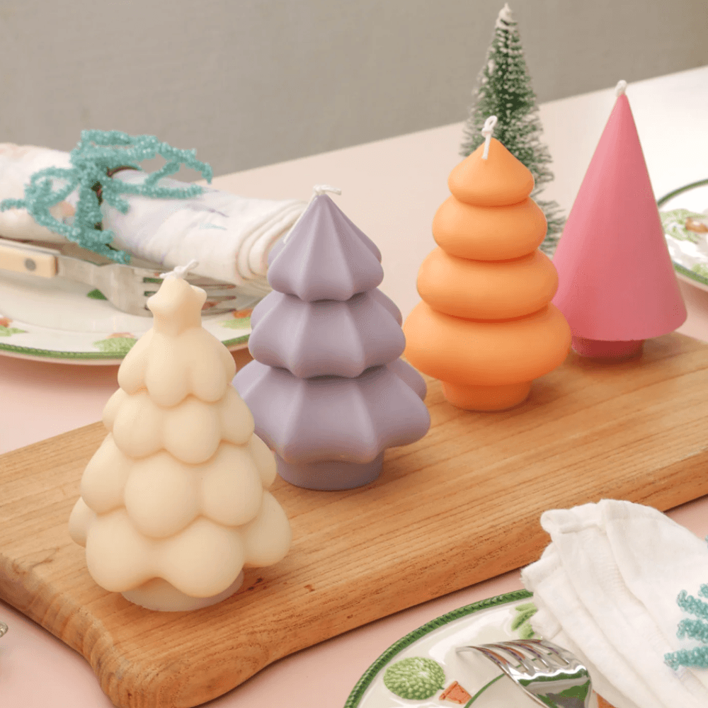 Boowan Nicole: Glowing Christmas Tree Candle Mold Collection - BohriAli.com