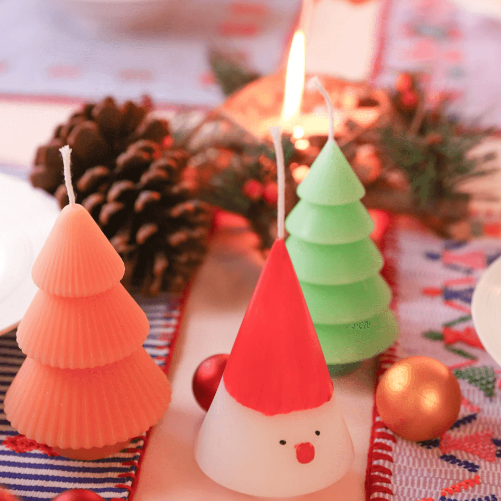 Boowan Nicole: Glowing Christmas Tree Candle Mold Collection - BohriAli.com