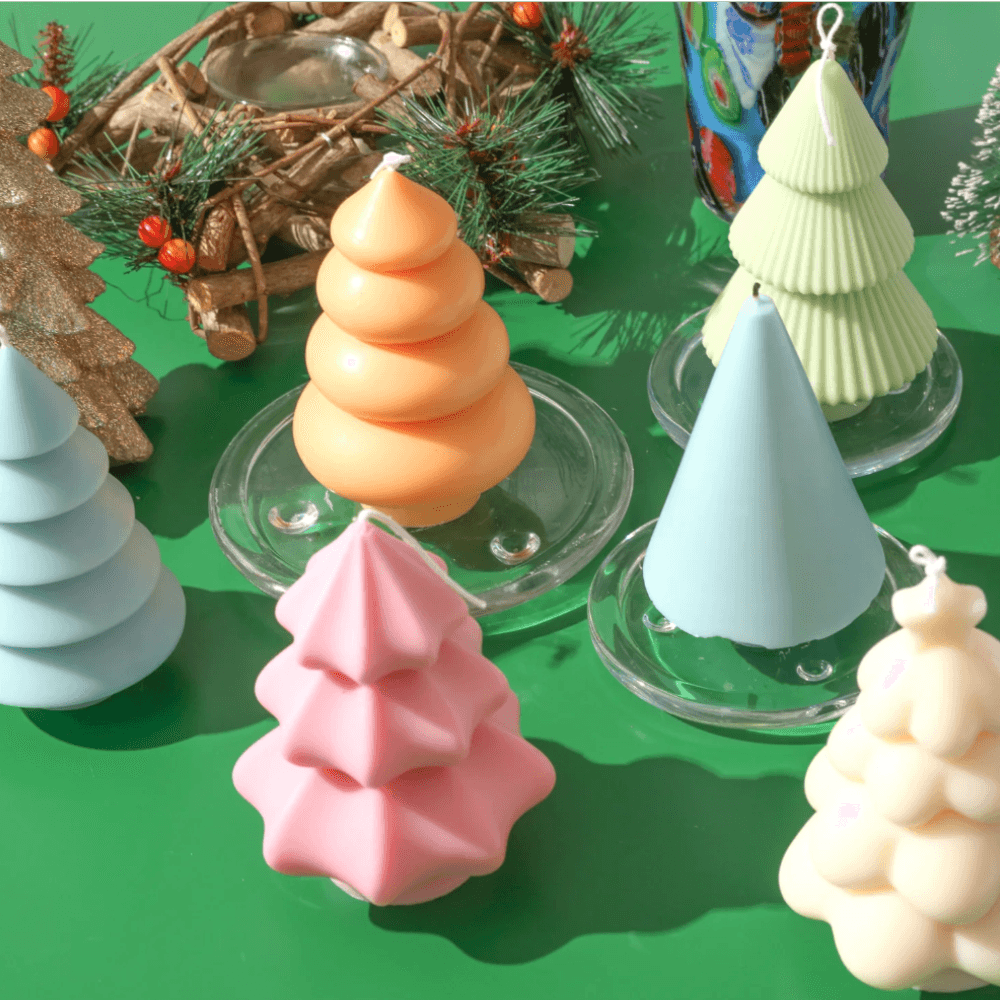 Boowan Nicole: Glowing Christmas Tree Candle Mold Collection - BohriAli.com