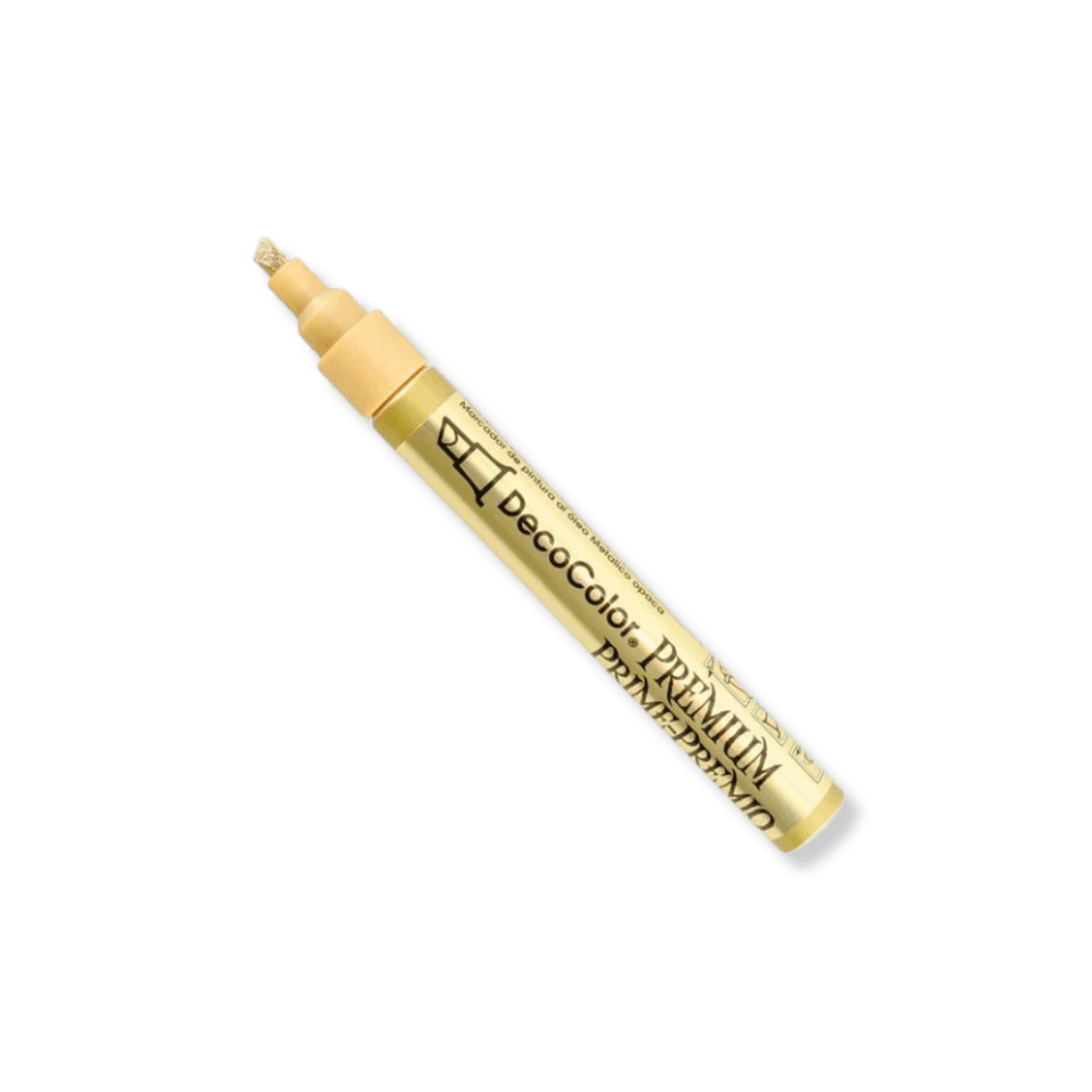 Gold - Uchida Deco Color Premium Prime-Premo Chisel Tip Marker | Edge Highlighter Pen - BohriAli.com