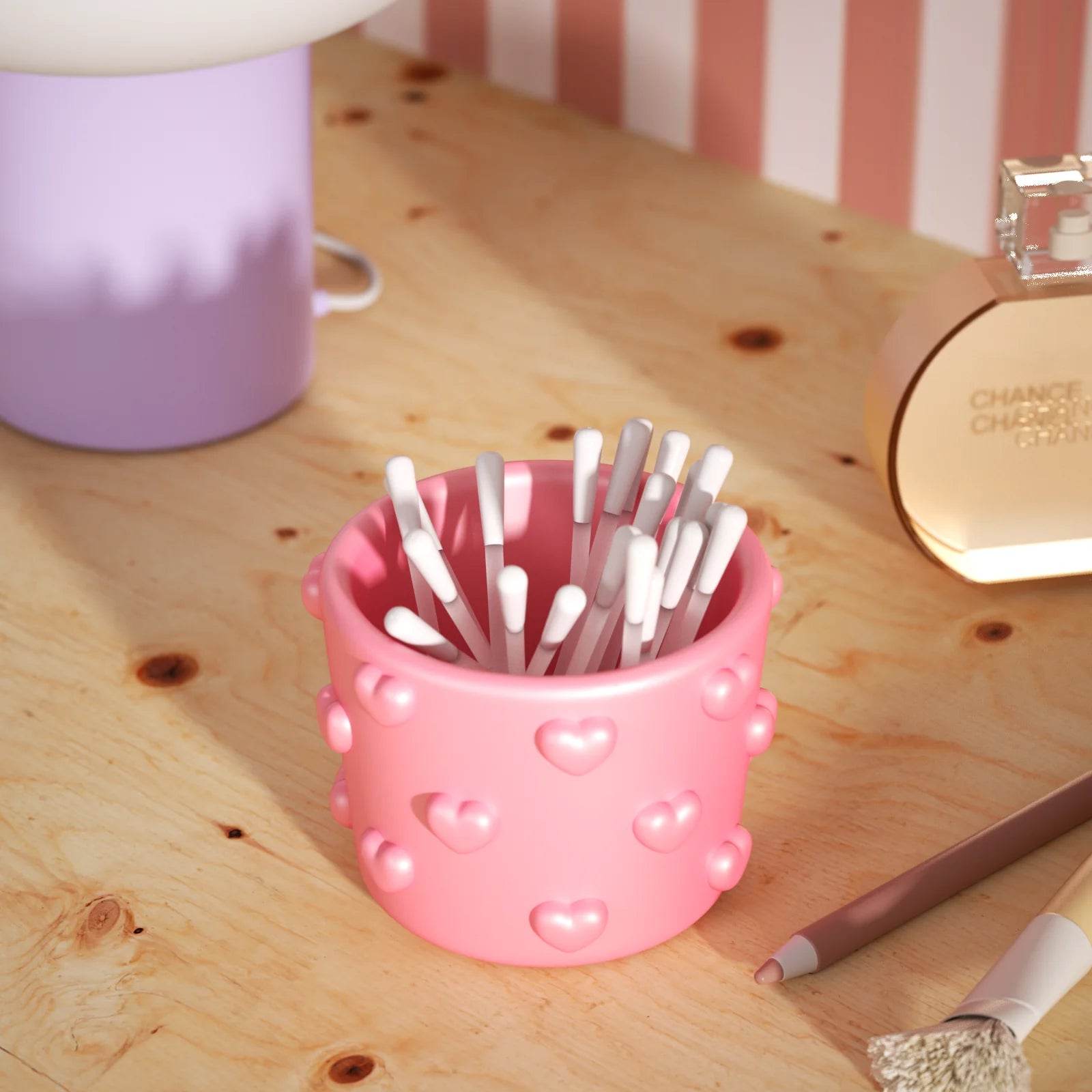 Boowan Nicole: 3.5oz Dreamy Bubble Hearts Candle Jar Silicone Mold - BohriAli.com