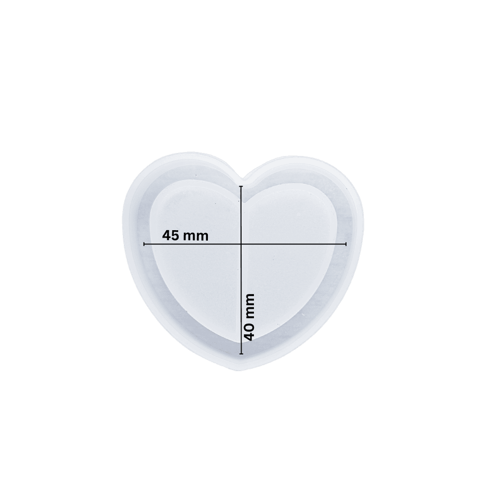 Eco-Mould: Small Heart Silicone Mould - BohriAli.com