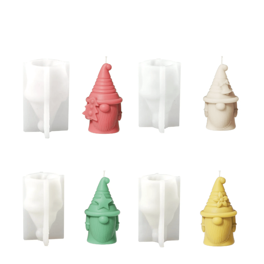 Boowan Nicole: Christmas Hat-tastic Gnome Squad Candle Collection - BohriAli.com