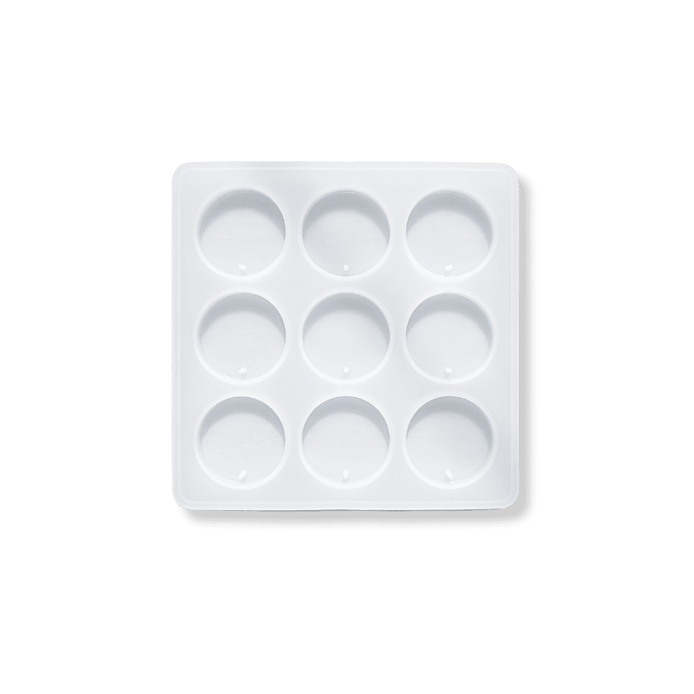 Eco-Mould: Round Keychain Silicone Mould - BohriAli.com