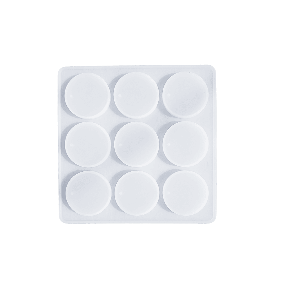 Eco-Mould: Round Keychain Silicone Mould - BohriAli.com