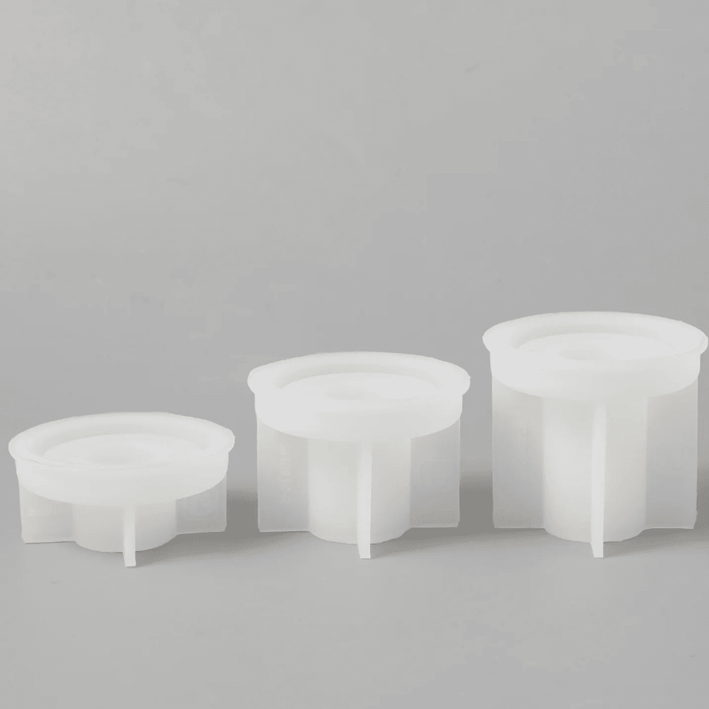 Boowan Nicole: Geometric Simple Taper Candle Holder Silicone Mold - BohriAli.com