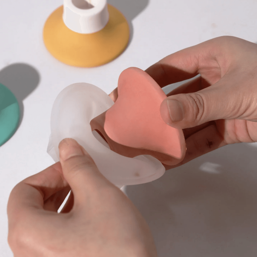 Boowan Nicole: Round Taper Candle Holder Silicone Mold - BohriAli.com