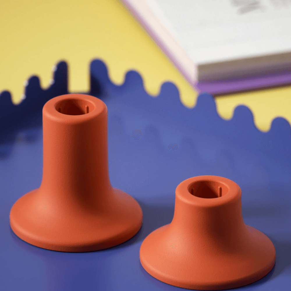 Boowan Nicole: Round Taper Candle Holder Silicone Mold - BohriAli.com