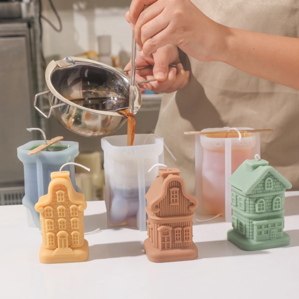 Boowan Nicole: Sweet Dwelling Home Candle Collection Silicone Mould