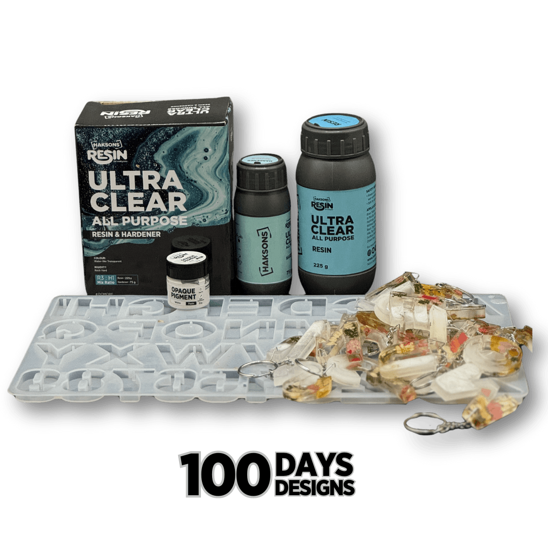 Floral Alphabet Keychains Kit - Day 2 - BohriAli.com