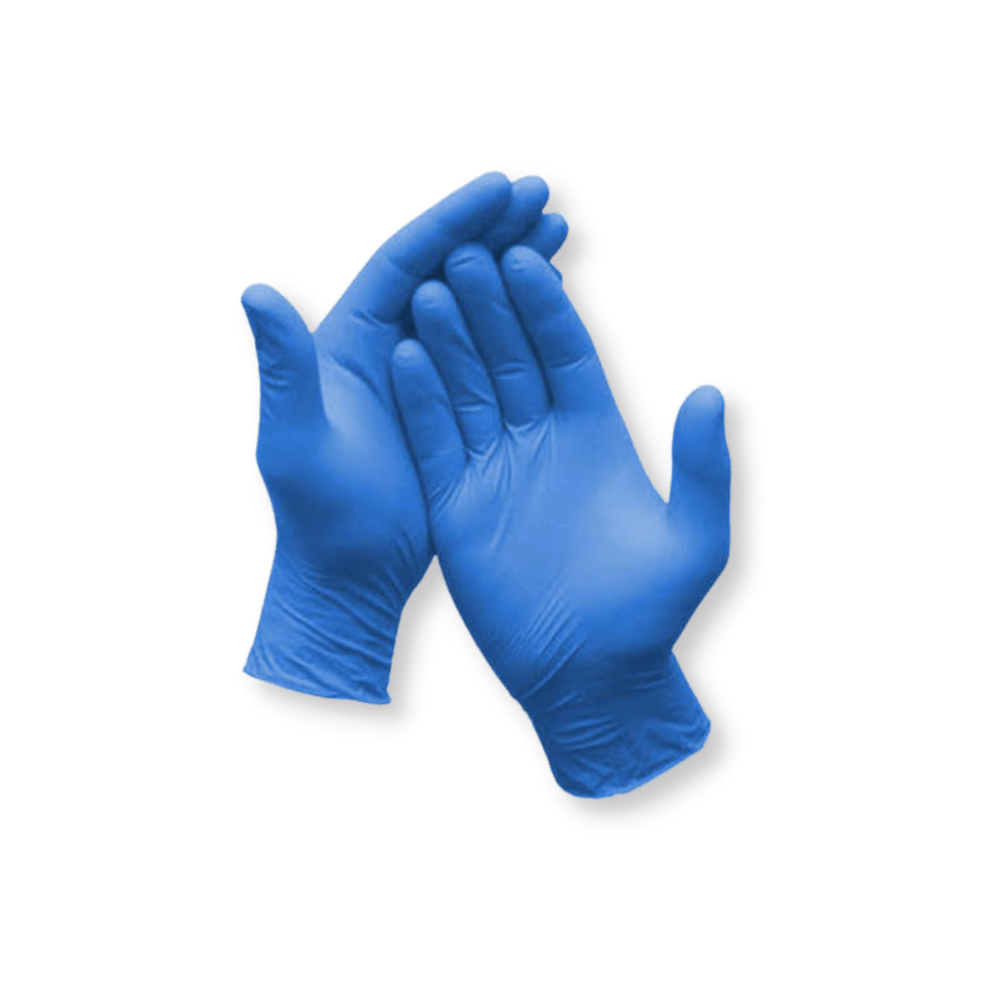 Blue Nitrile Powder Free Disposable Gloves