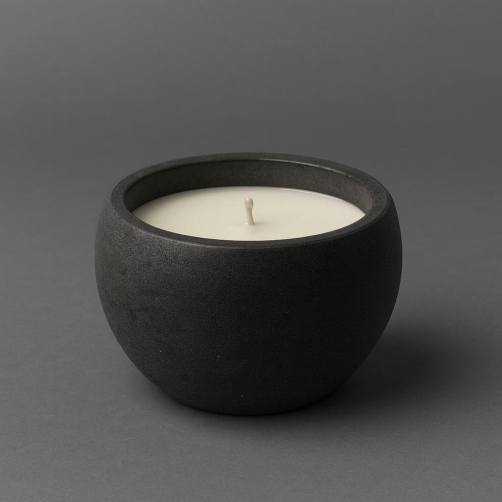 Small Rounded Candle Bowl