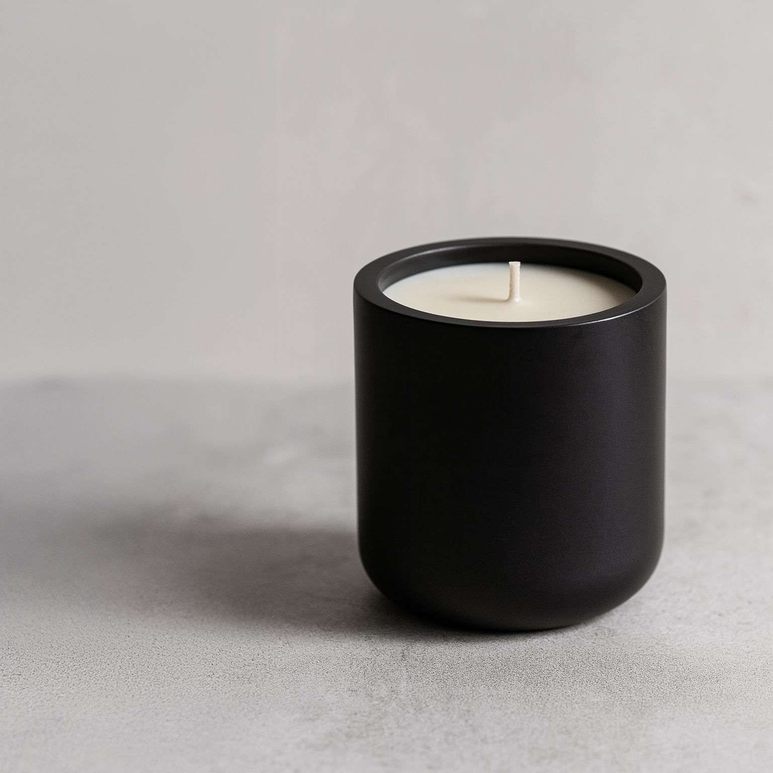 Straight Jar with Rounded Bottom Candle Jar