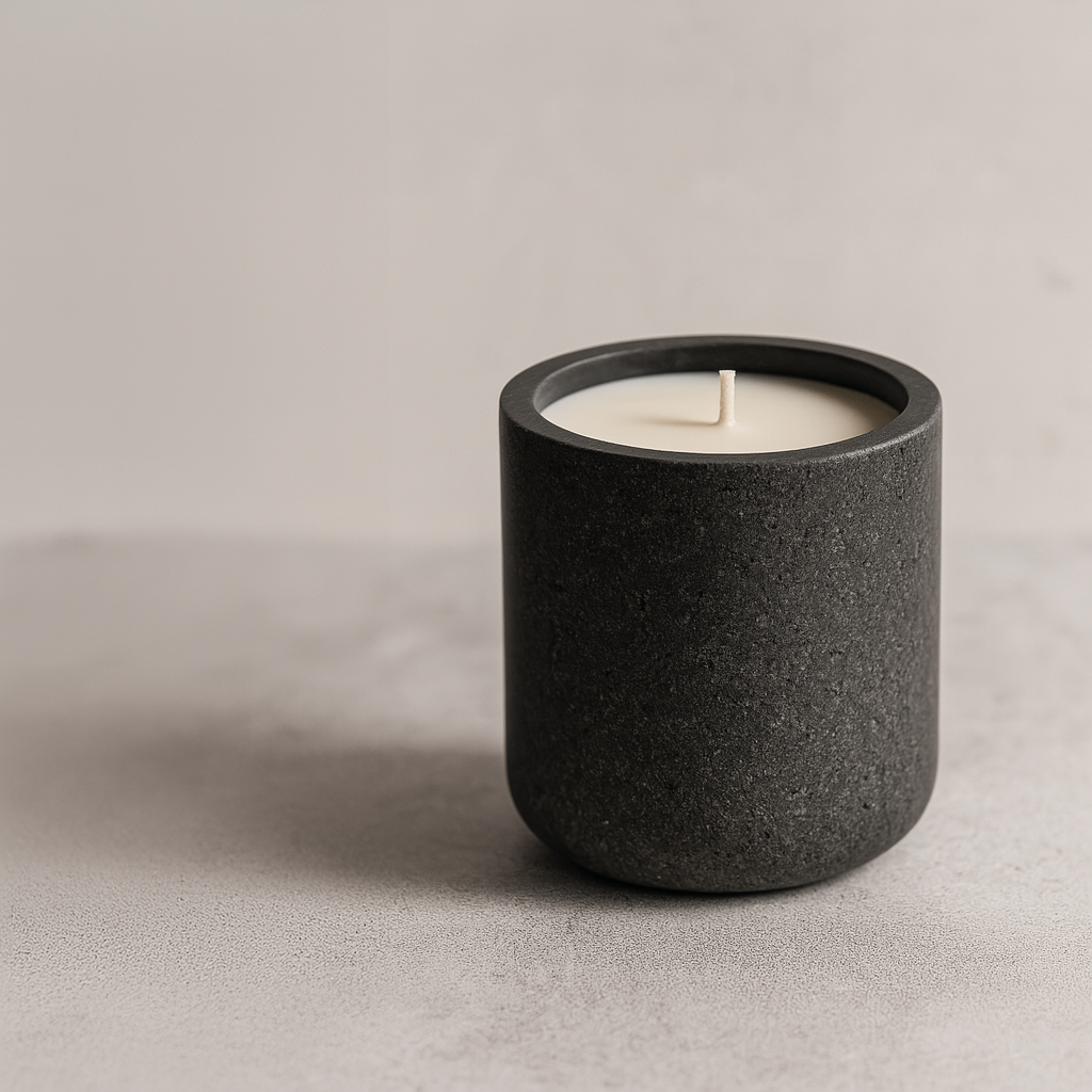 Straight Jar with Rounded Bottom Candle Jar