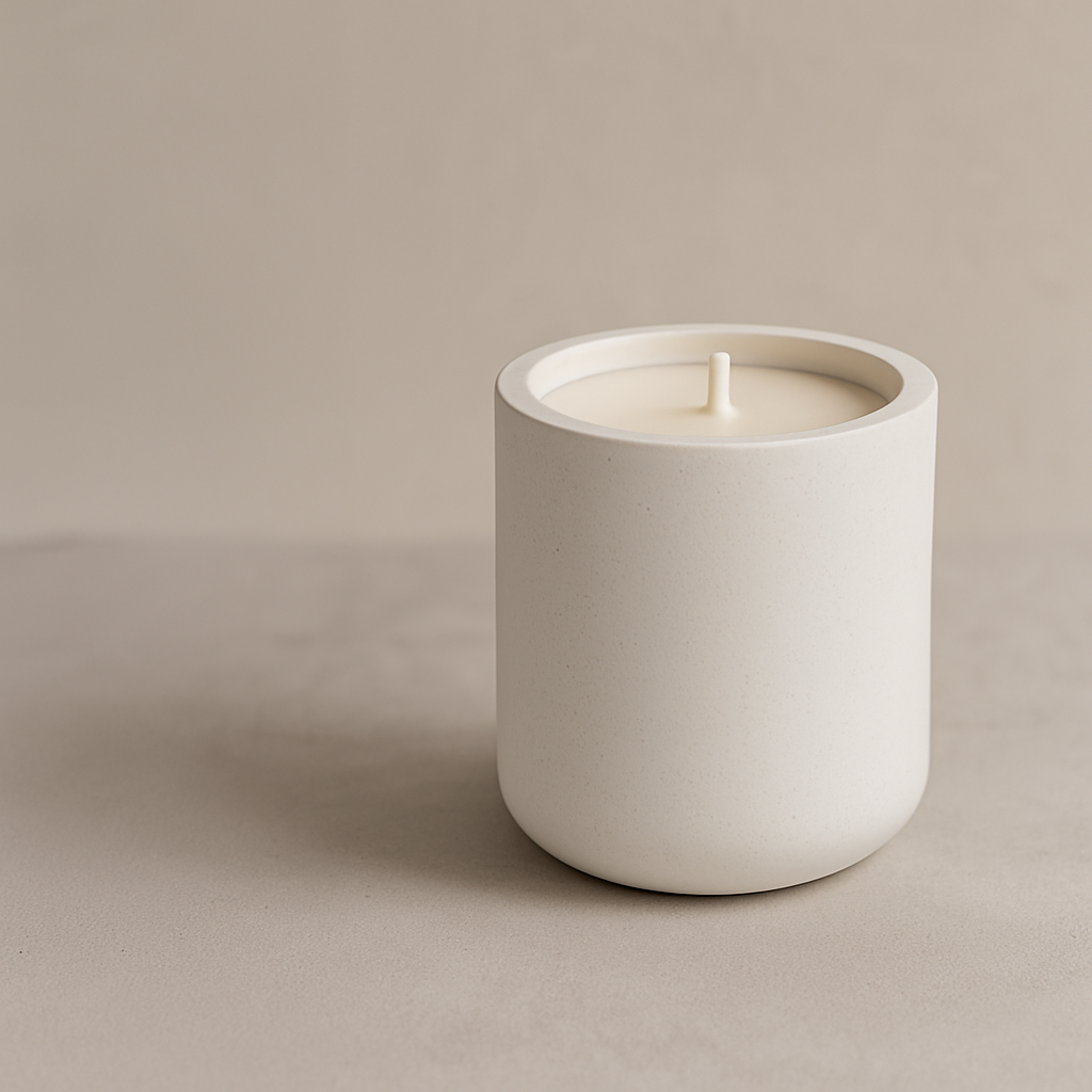 Straight Jar with Rounded Bottom Candle Jar
