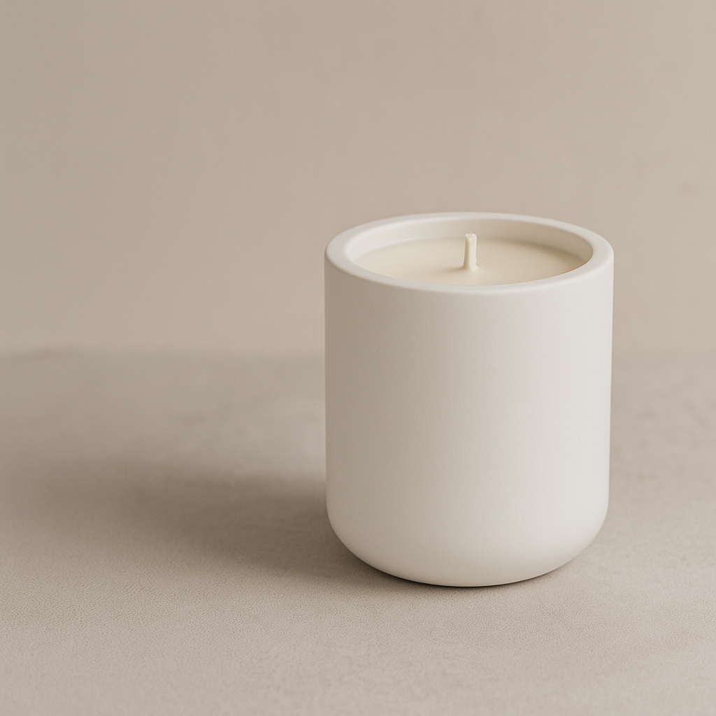 Straight Jar with Rounded Bottom Candle Jar