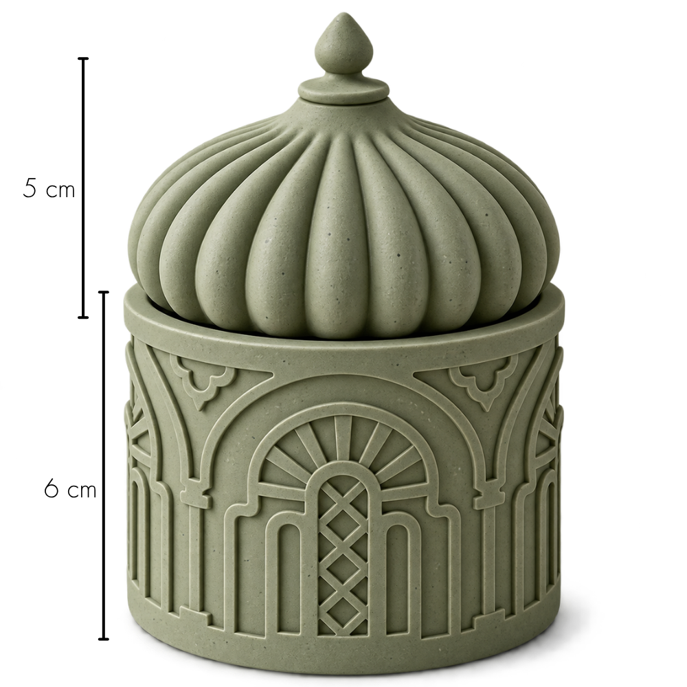 Mughal Dome Jar Silicone Mould | For Concrete | Jesmonite®️