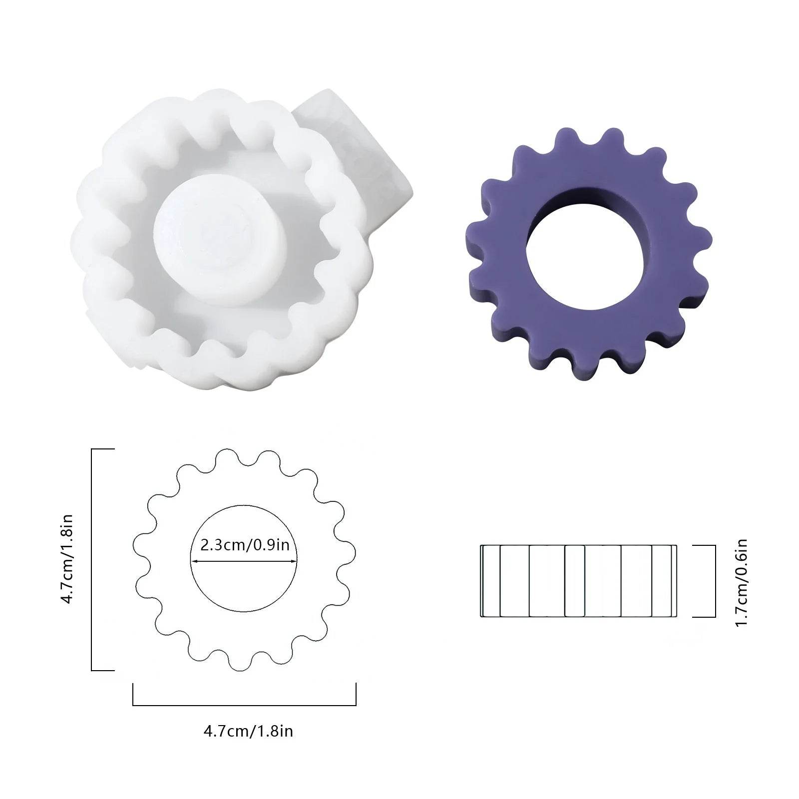 Boowan Nicole: 2.2 cm Building Blocks Stackable Candle Silicone Mold - BohriAli.com