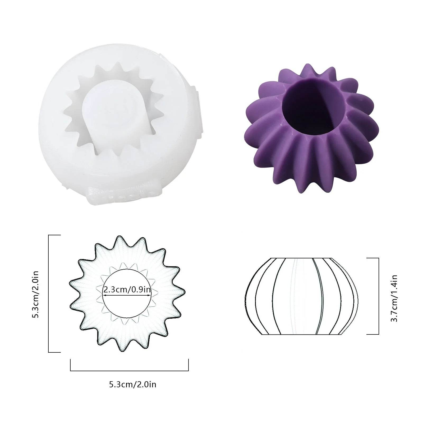 Boowan Nicole: 2.2 cm Building Blocks Stackable Candle Silicone Mold - BohriAli.com