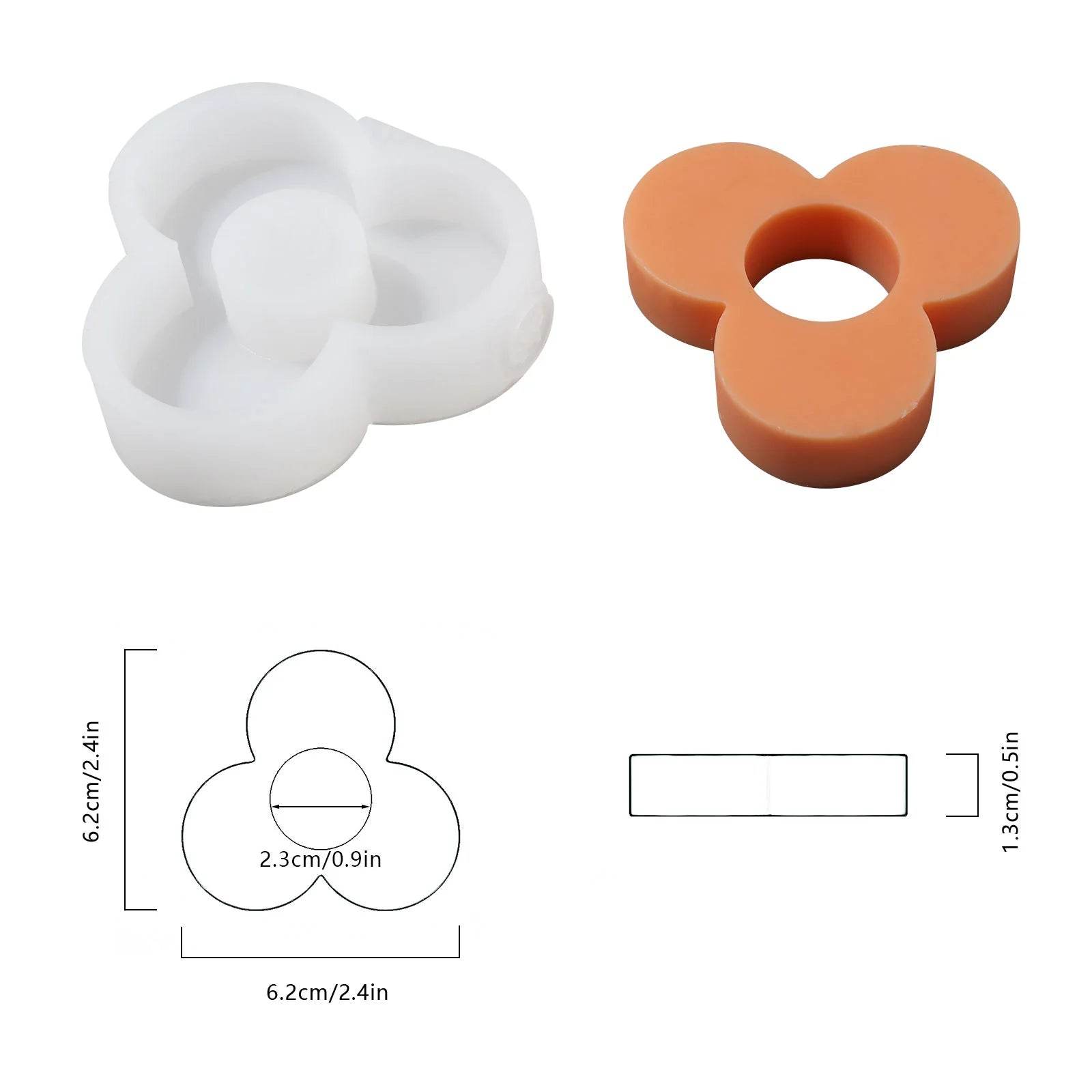 Boowan Nicole: 2.2 cm Building Blocks Stackable Candle Silicone Mold - BohriAli.com
