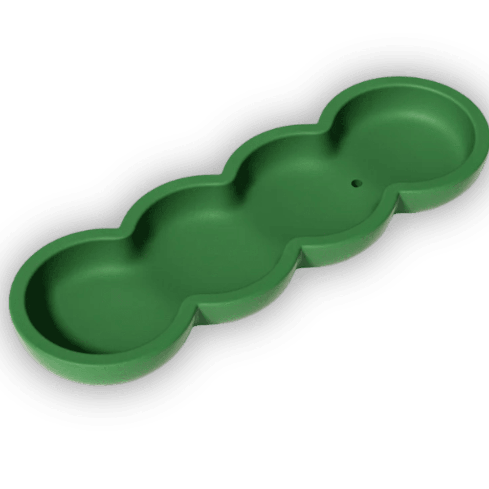 Boowan Nicole: Pea Shape Concrete Incense Holder Silicone Mold - BohriAli.com